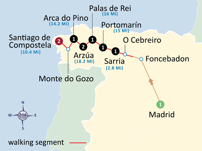 pilgrimage map