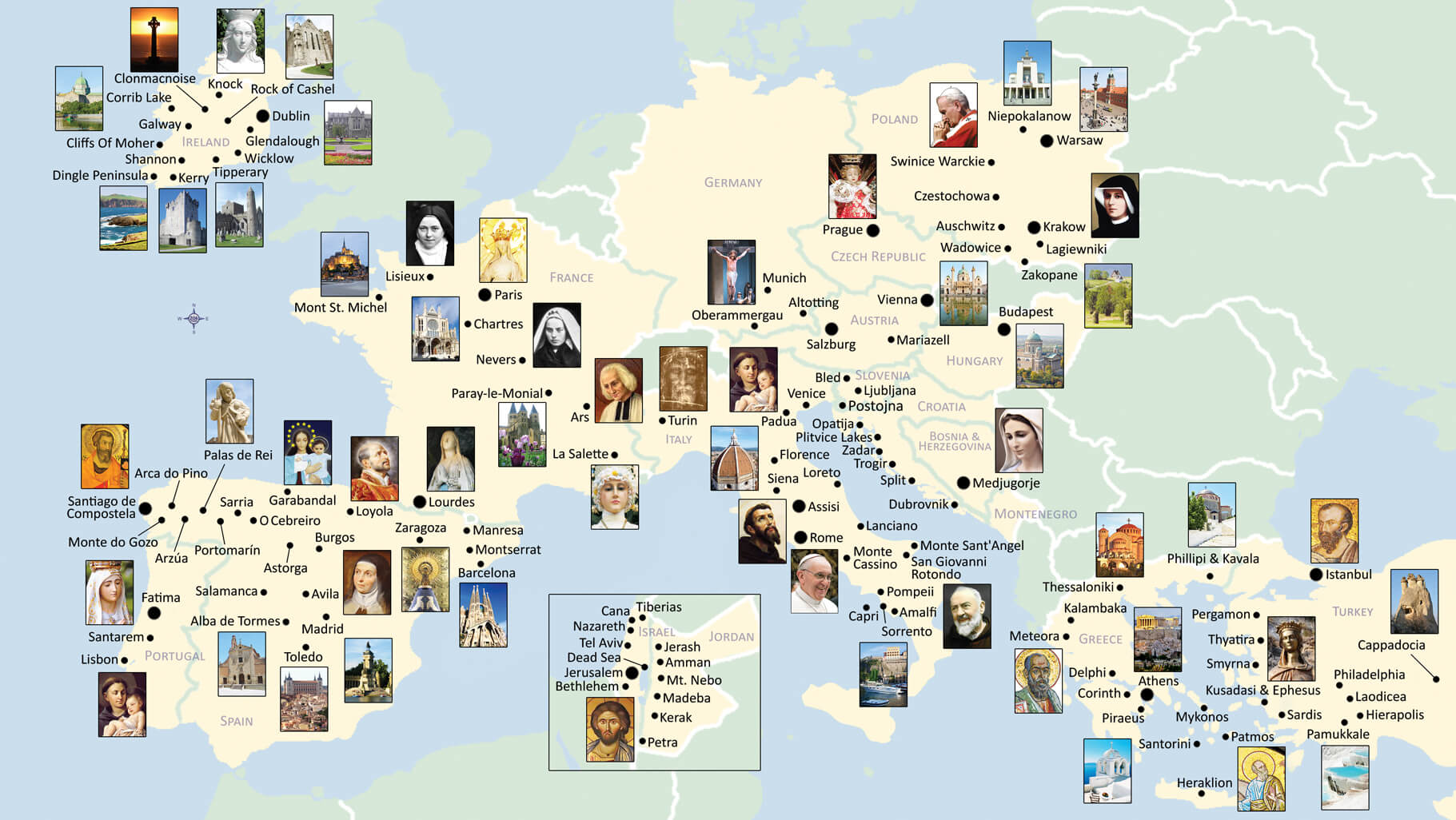 Catholic Pilgrimages & Spiritual Journeys with 206 Tours - Since 1985