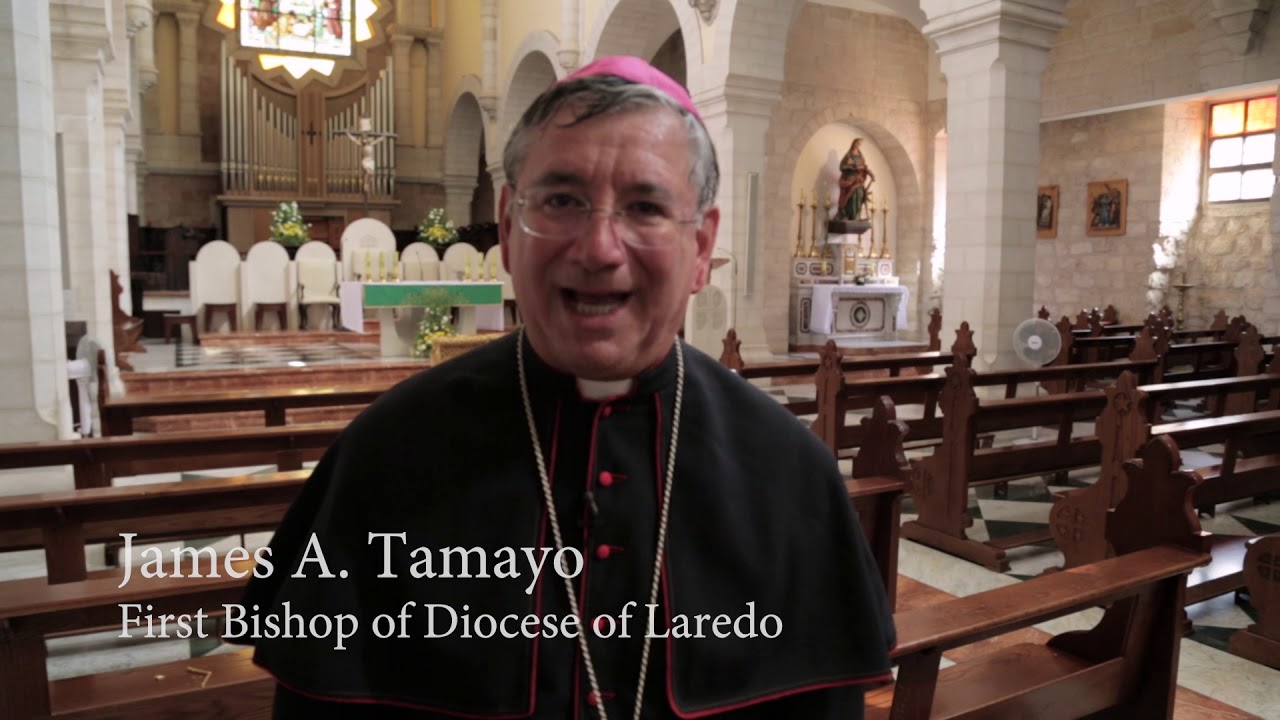 His Excellency Bishop James Tamayo in the Holy Land