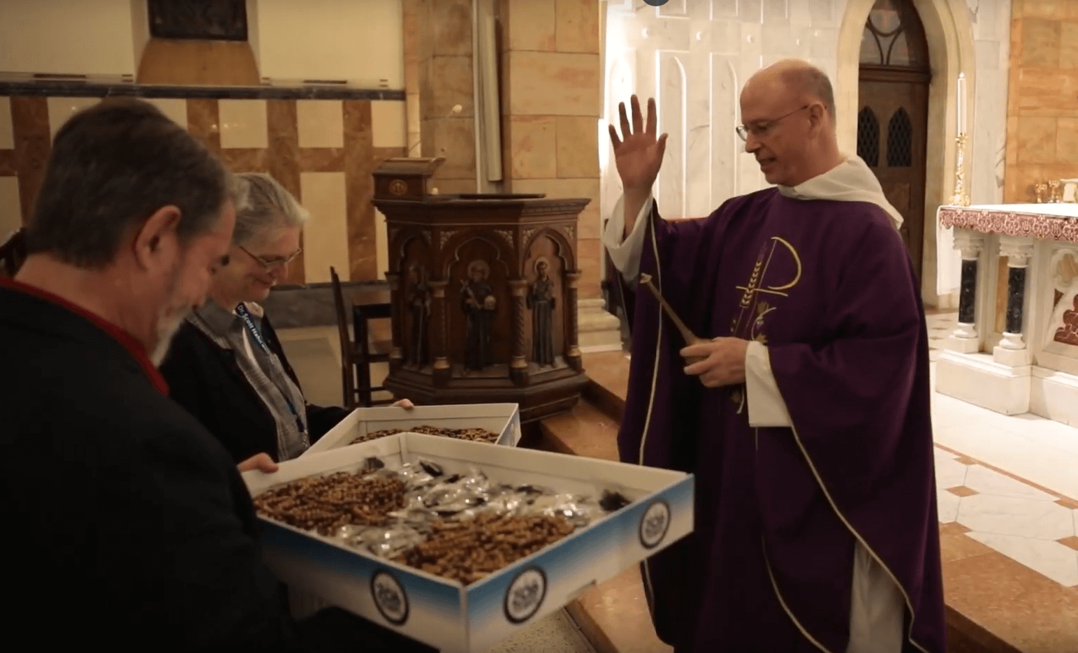Fr. Harrington Holy Land Rosary Blessing