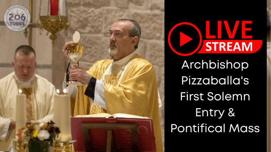 Archbishop Pizzaballa's first Solemn Entry & Pontifical Mass