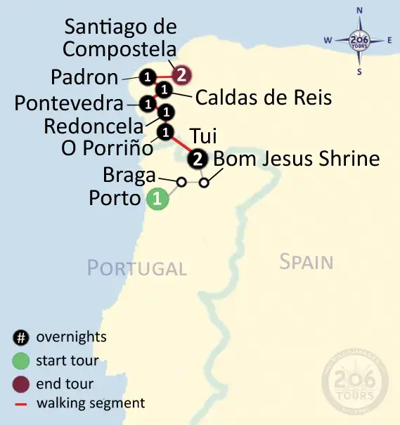 pilgrimage map