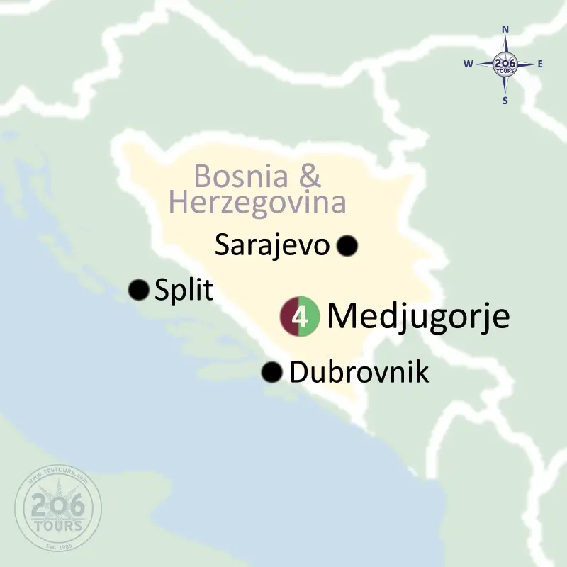 pilgrimage map