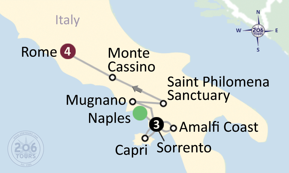 pilgrimage map