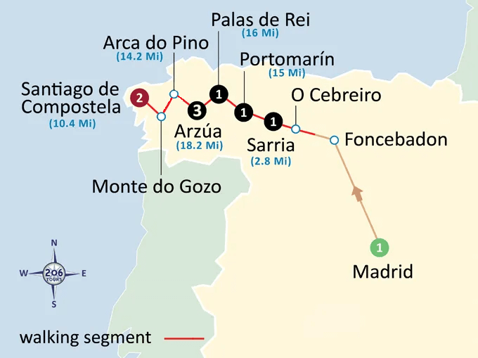 pilgrimage map