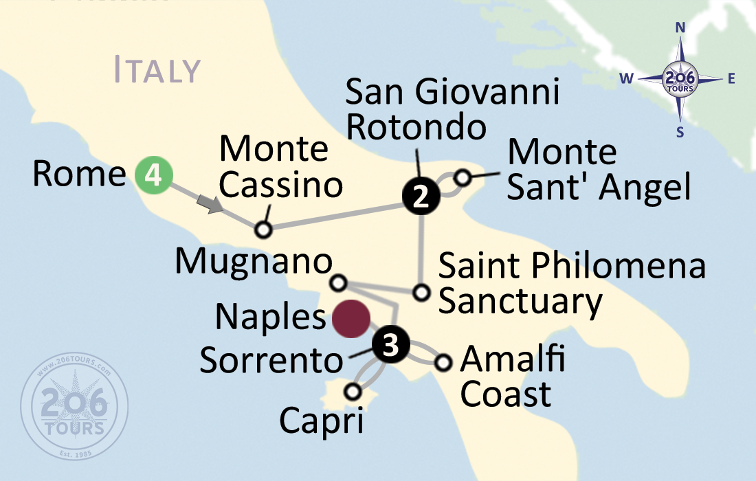 pilgrimage map