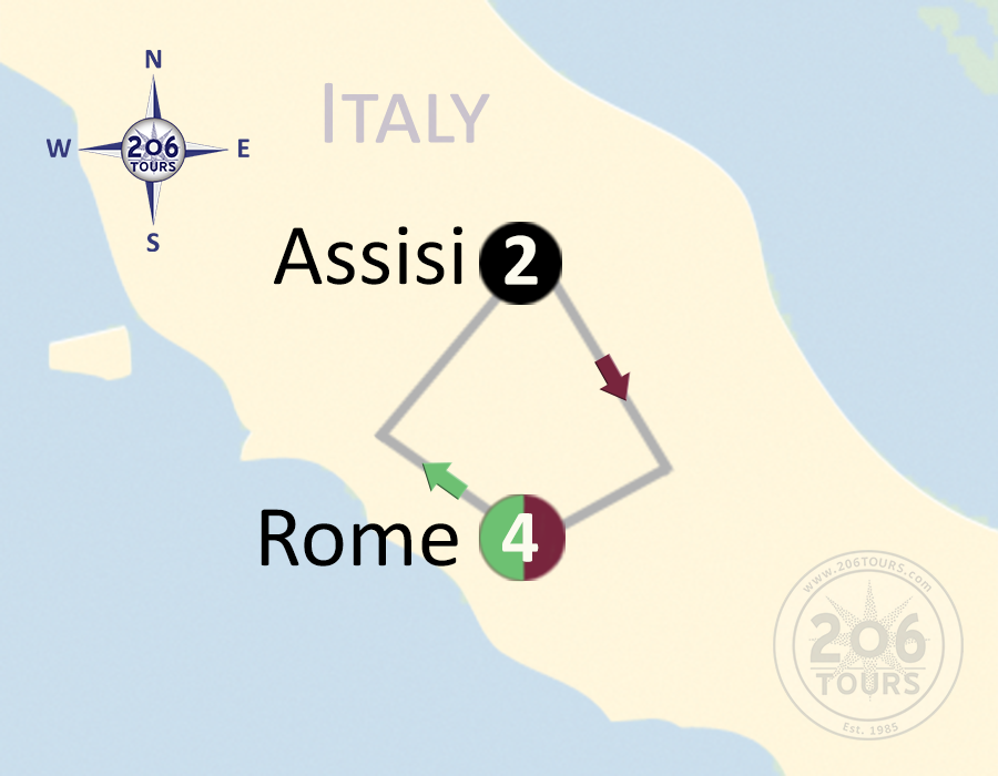 pilgrimage map