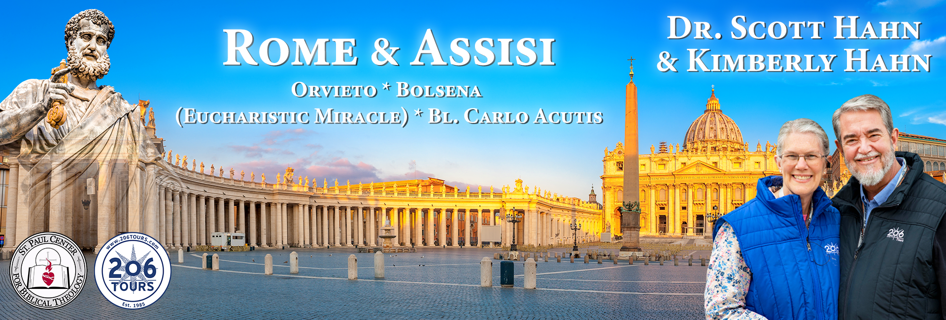 Italy Pilgrimage with Scott and Kimberly Hahn, Fr. Richard Stonier with