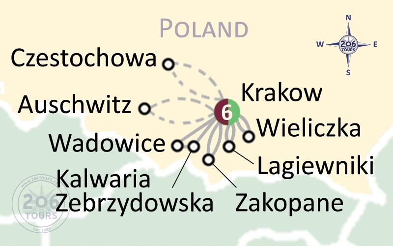pilgrimage map