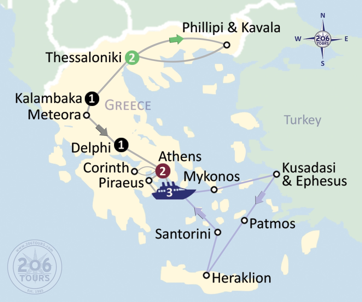 pilgrimage map