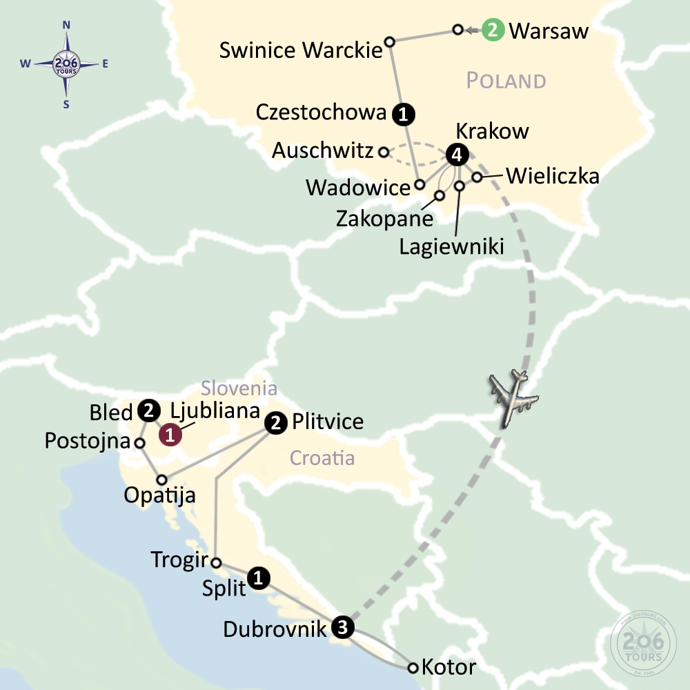 pilgrimage map
