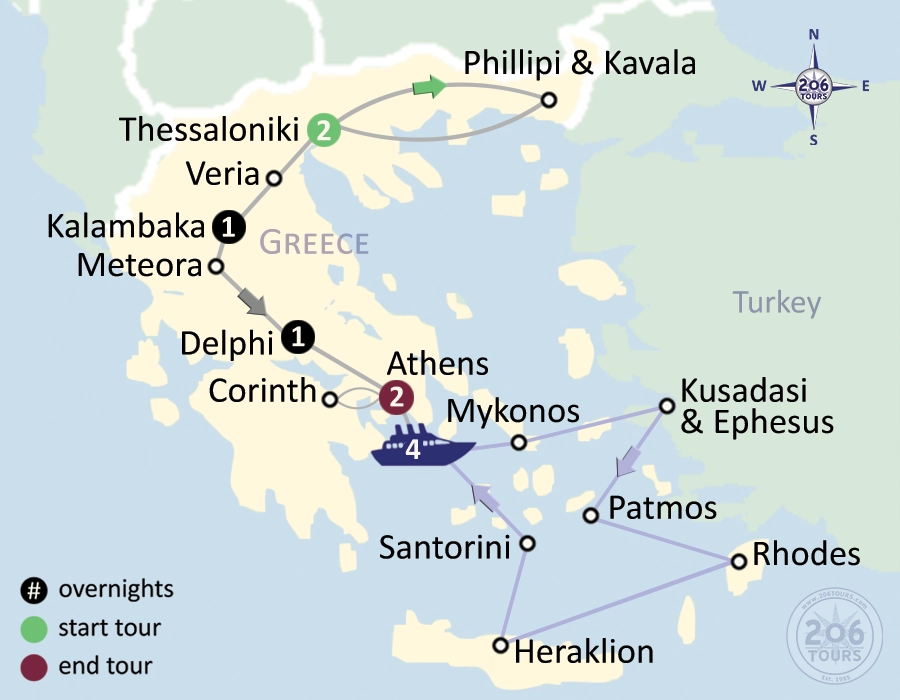pilgrimage map
