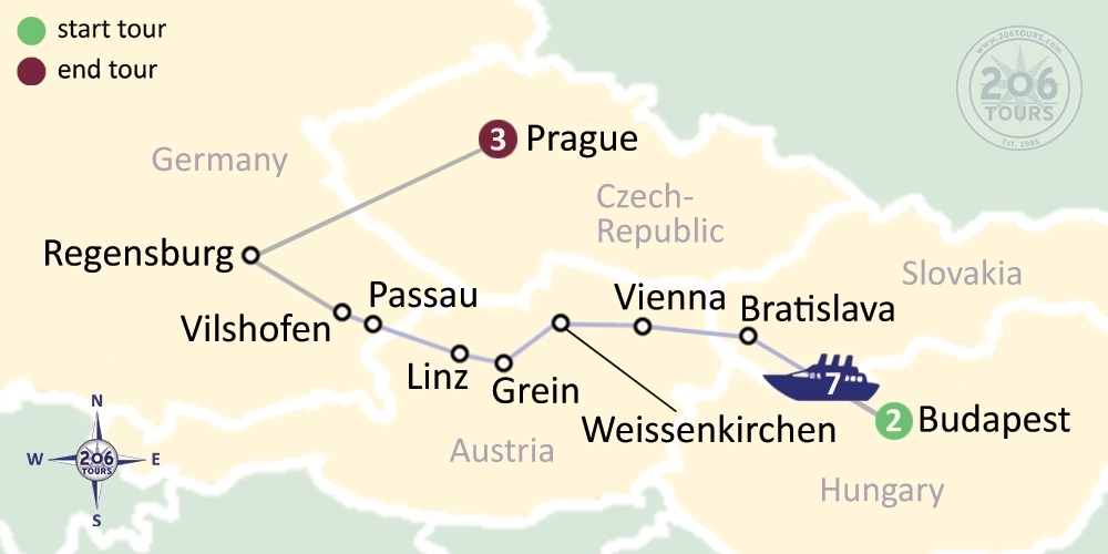 pilgrimage map