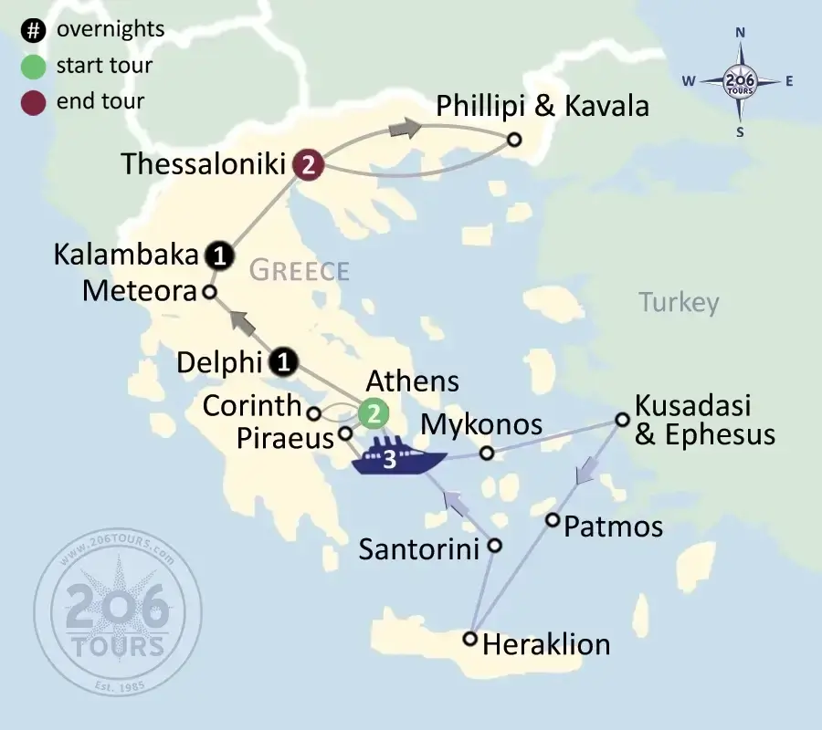 pilgrimage map
