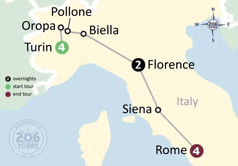 pilgrimage map