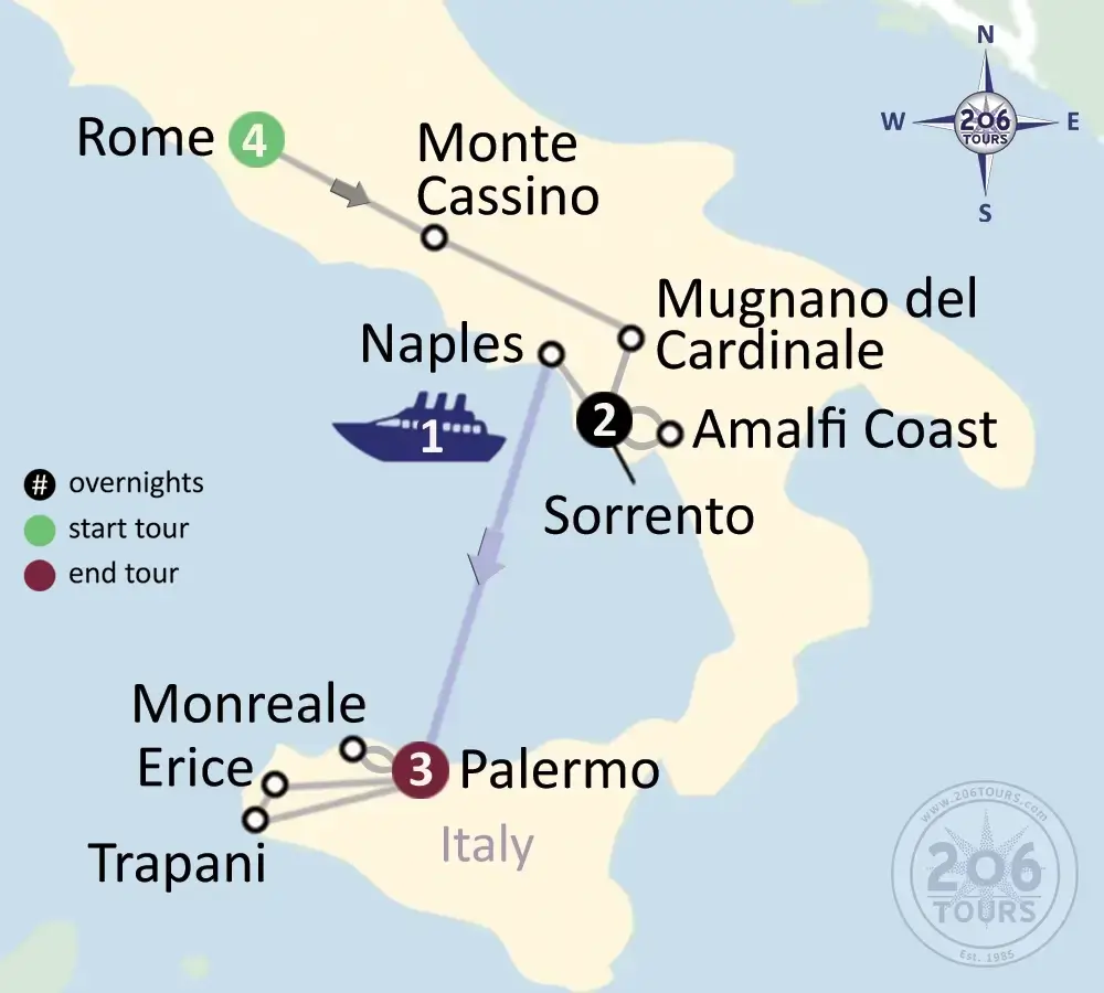 pilgrimage map