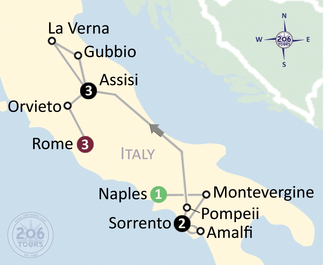 pilgrimage map