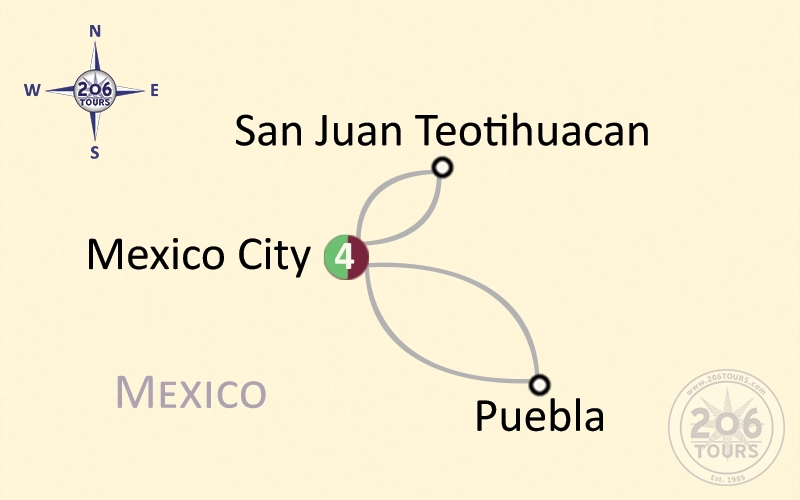 pilgrimage map