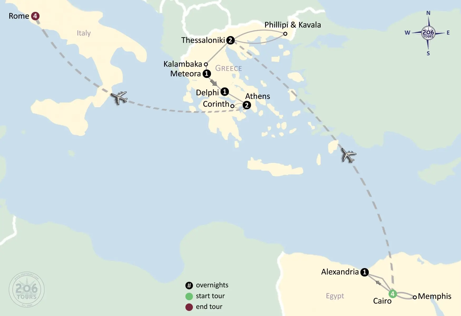 pilgrimage map