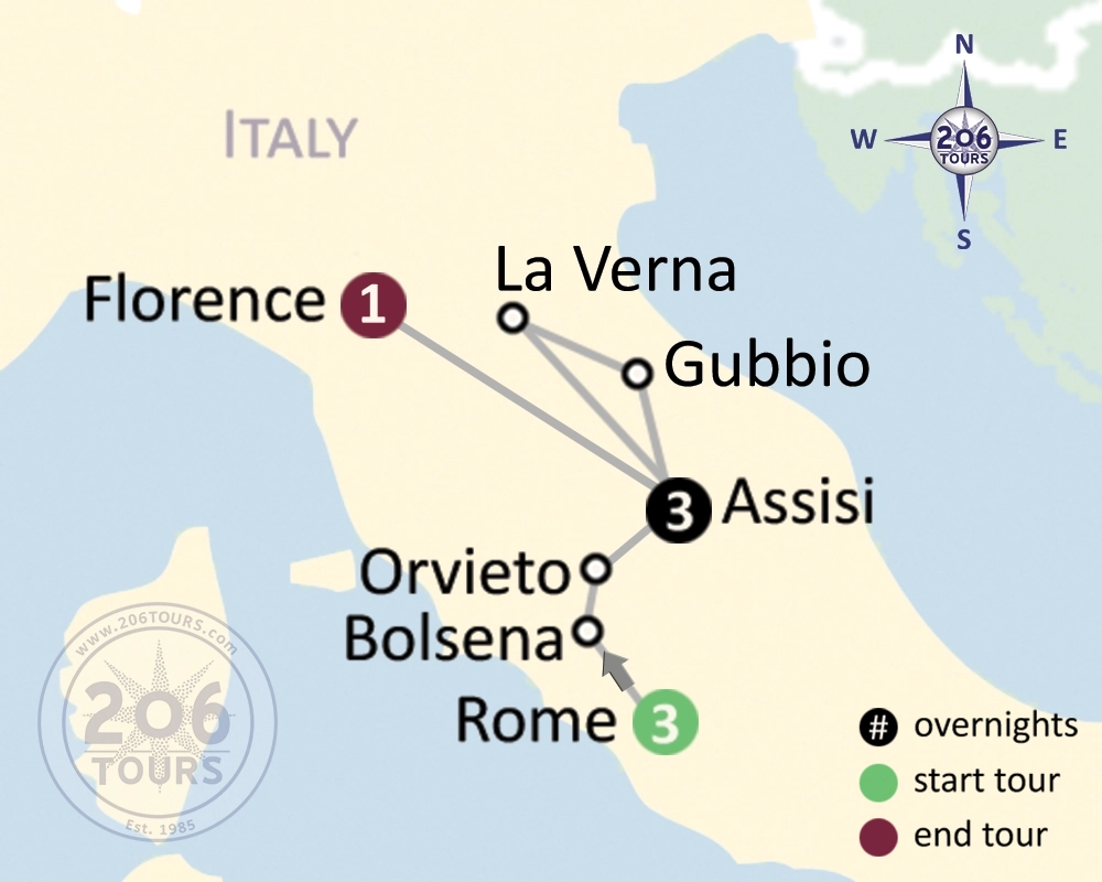 pilgrimage map