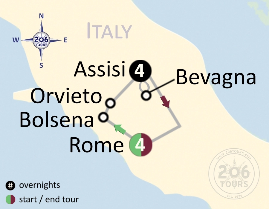 pilgrimage map