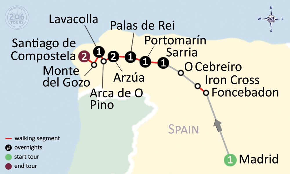 pilgrimage map