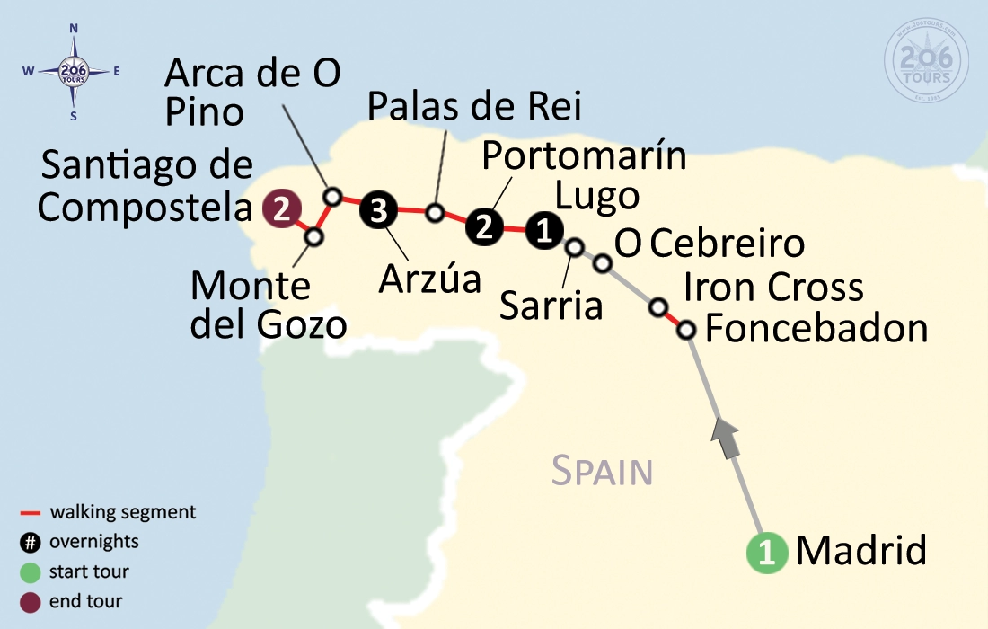 pilgrimage map