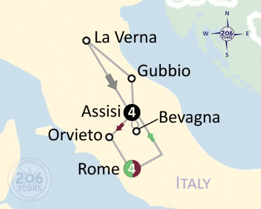 pilgrimage map
