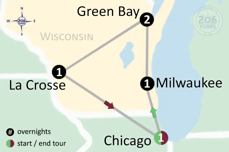 pilgrimage map