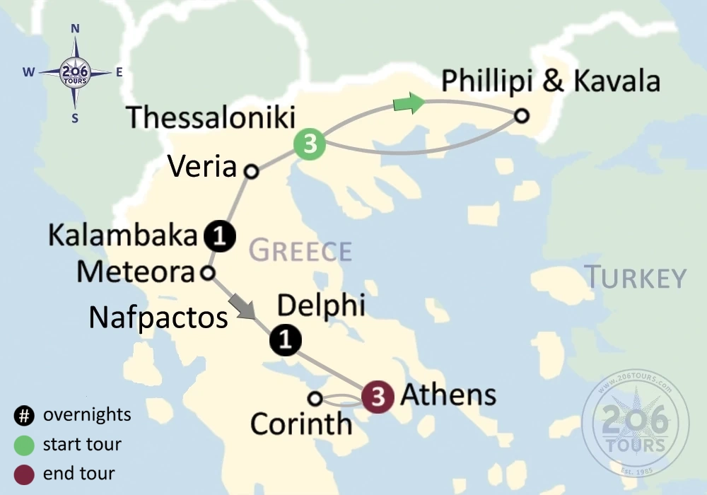 pilgrimage map