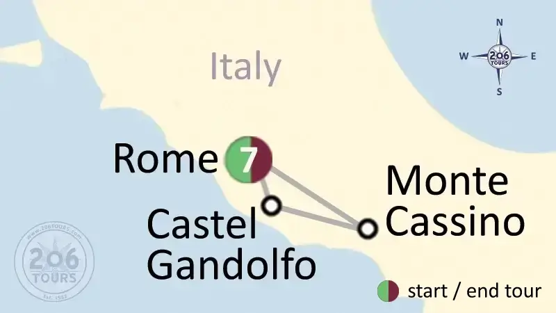 pilgrimage map