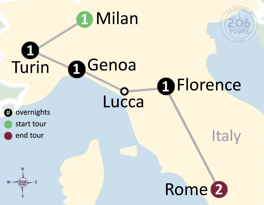 pilgrimage map