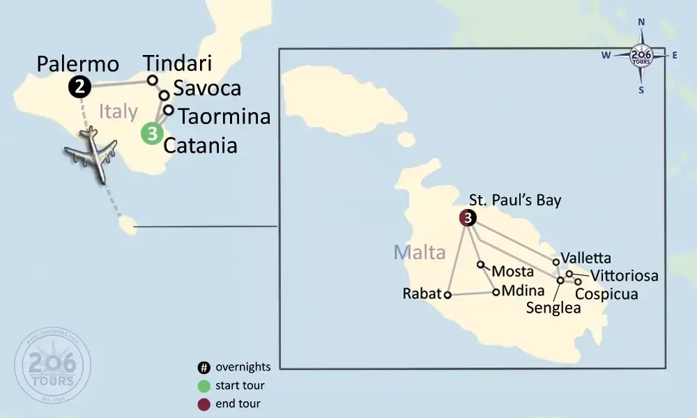 pilgrimage map