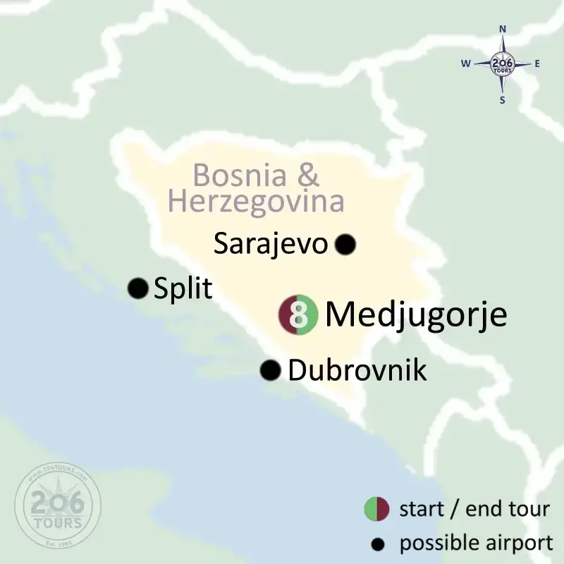 pilgrimage map