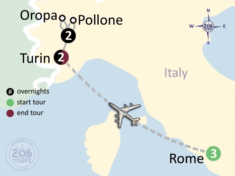 pilgrimage map