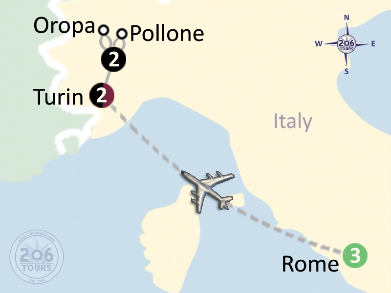 pilgrimage map