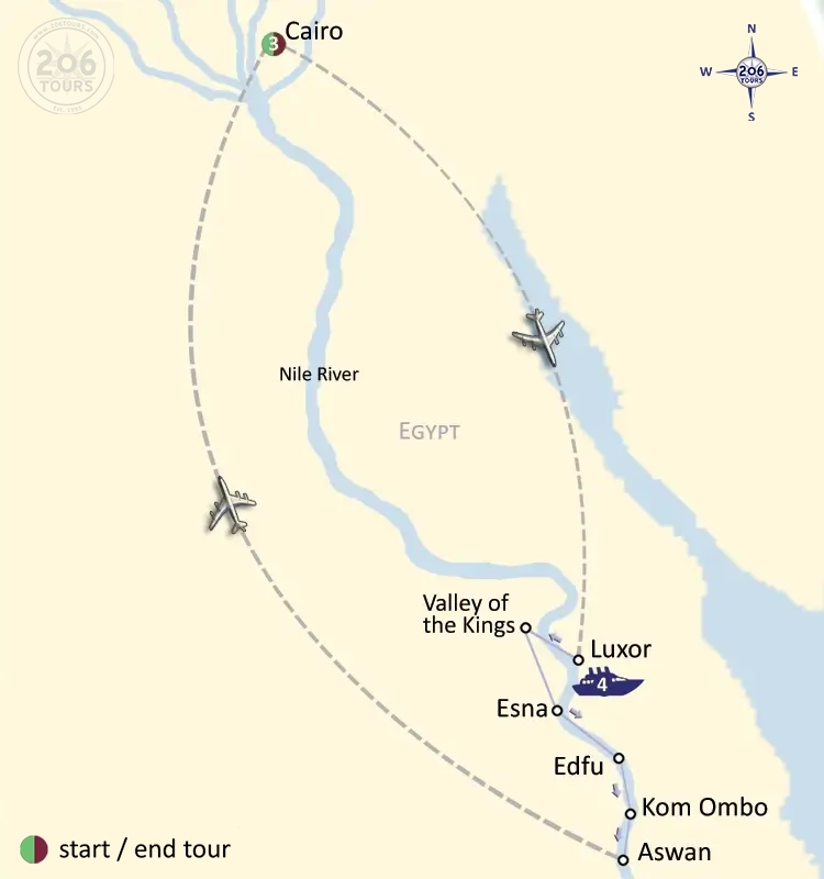 pilgrimage map