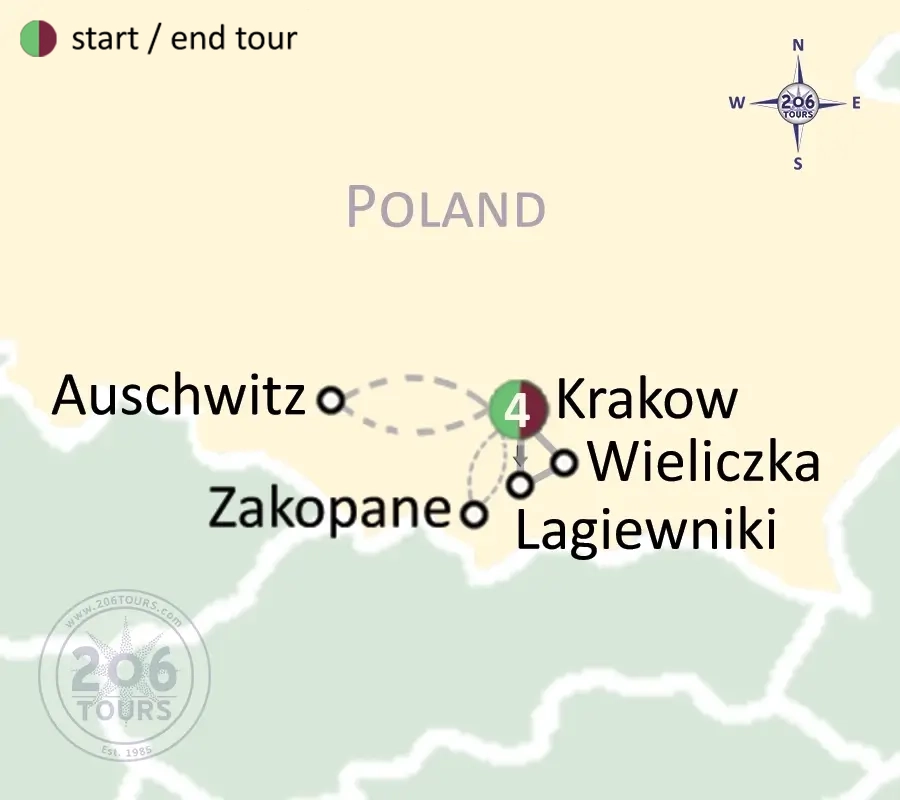 pilgrimage map