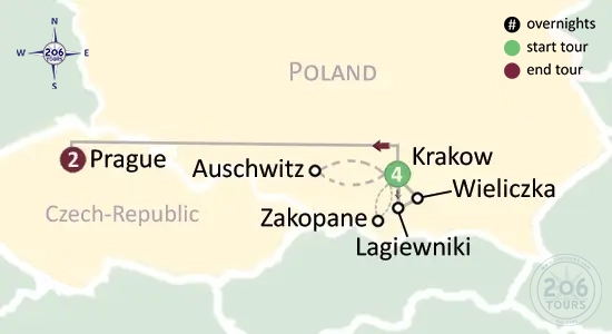 pilgrimage map