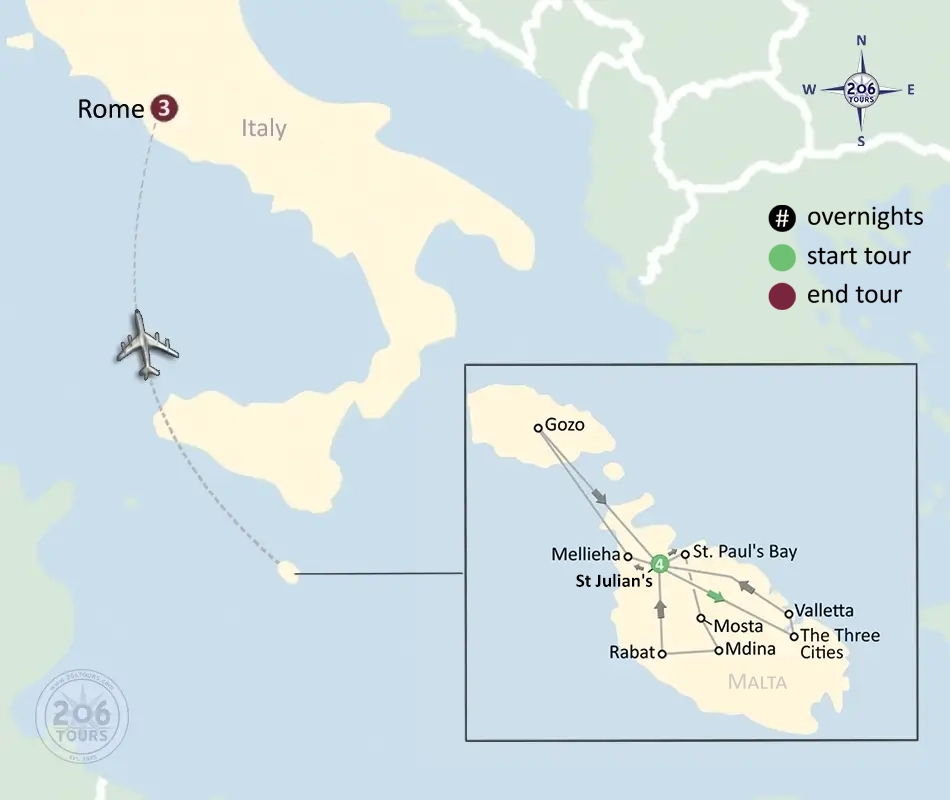 pilgrimage map