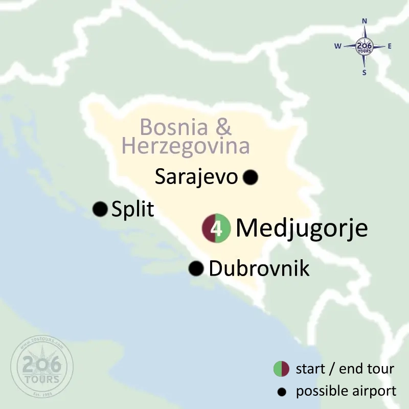 pilgrimage map