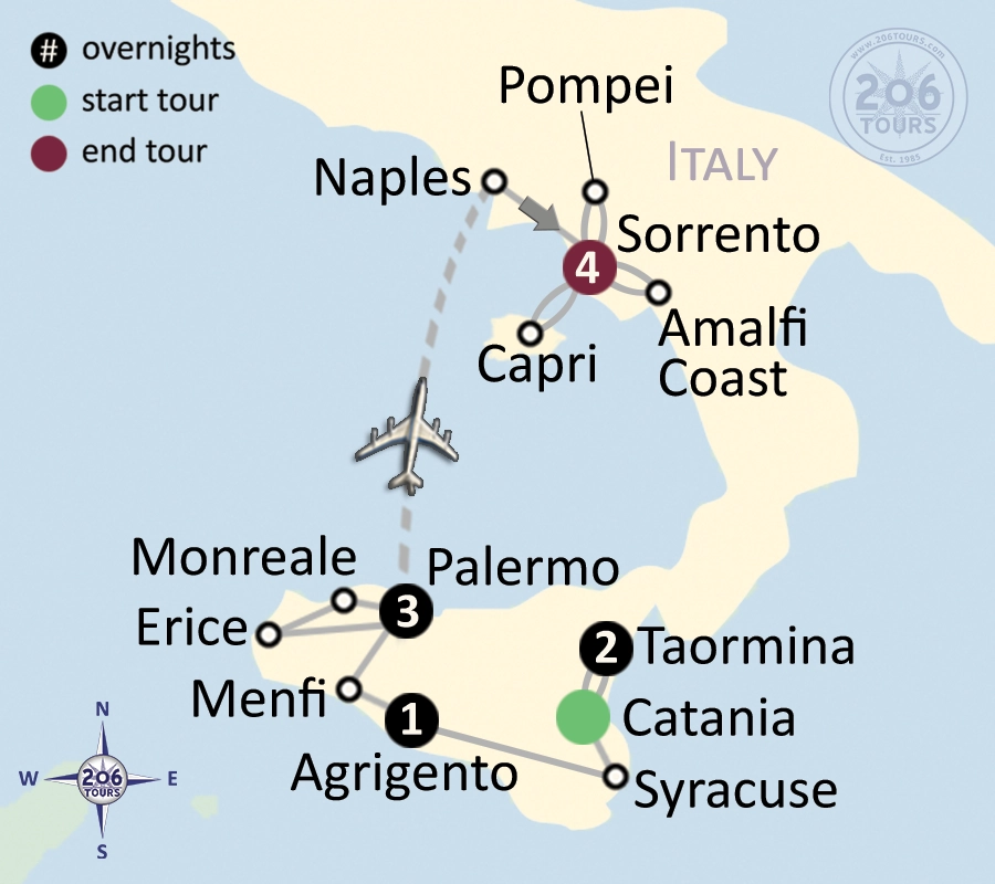 pilgrimage map