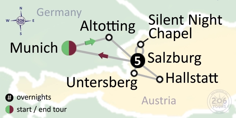 pilgrimage map