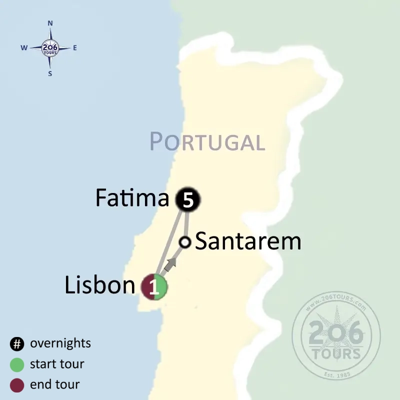 pilgrimage map