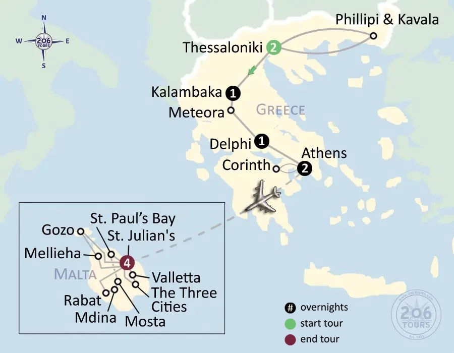 pilgrimage map