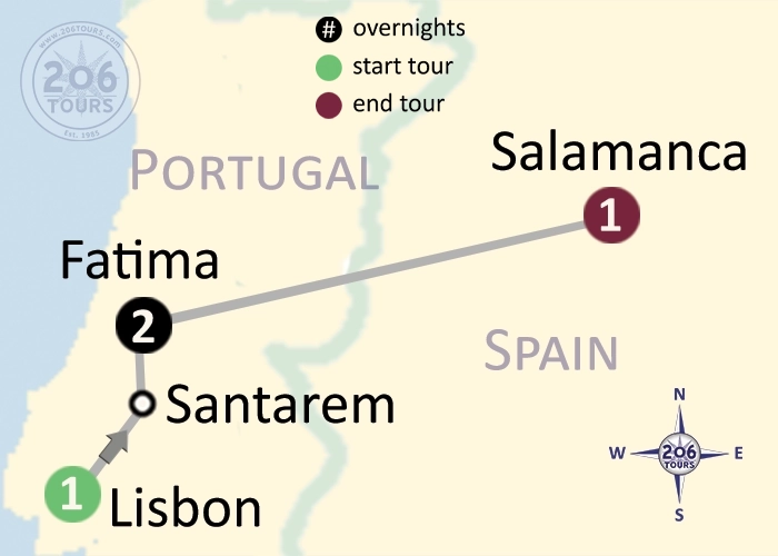 pilgrimage map