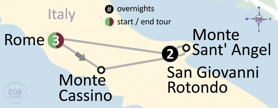 pilgrimage map
