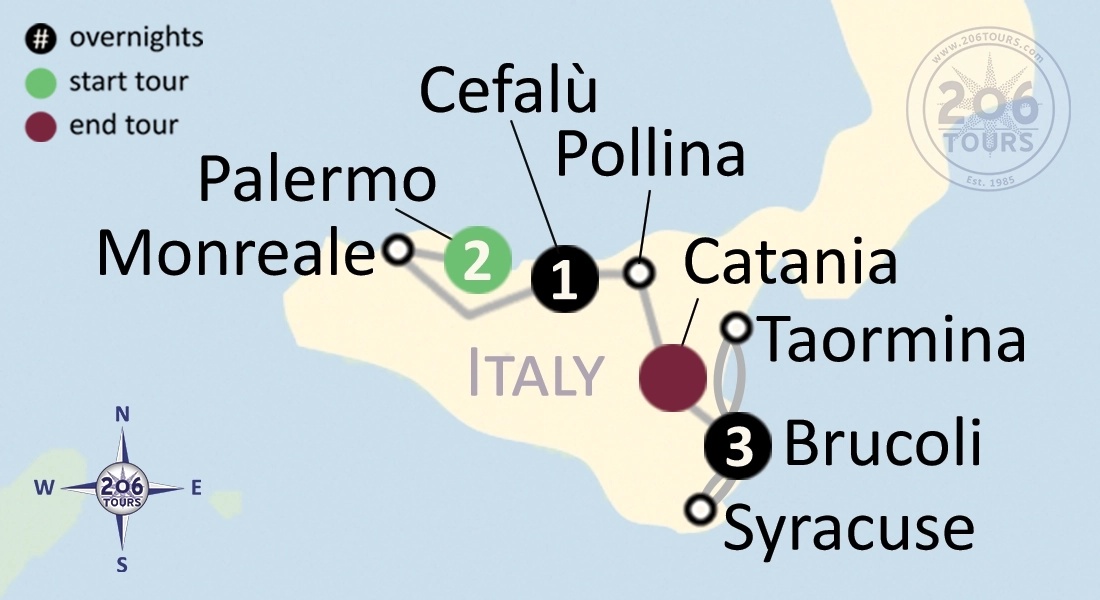 pilgrimage map