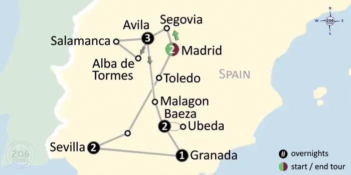 pilgrimage map