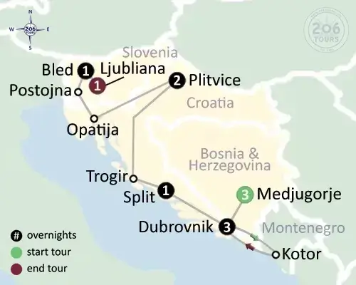 pilgrimage map
